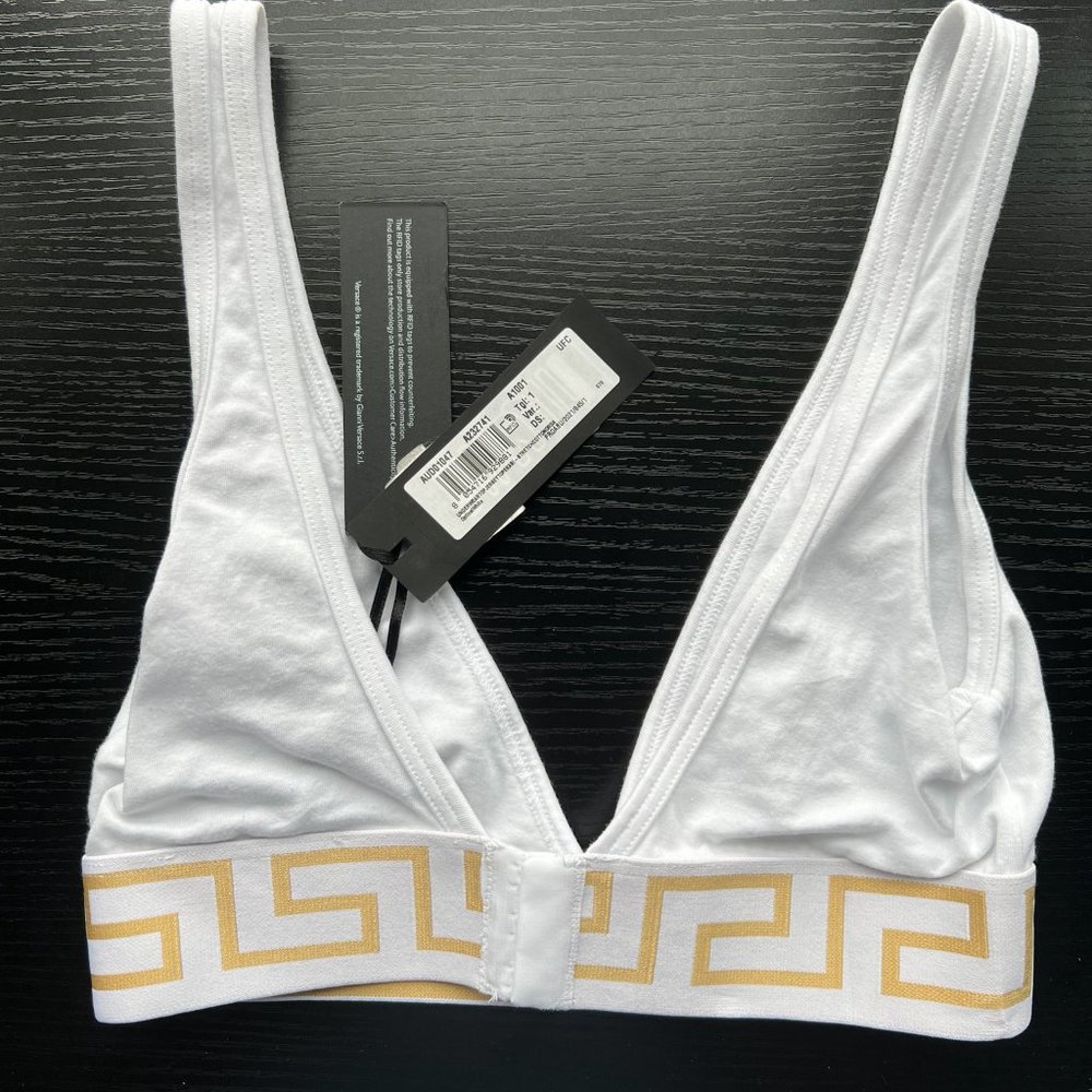 Versace Greca Border Medusa Bralette - Picture 3 of 6